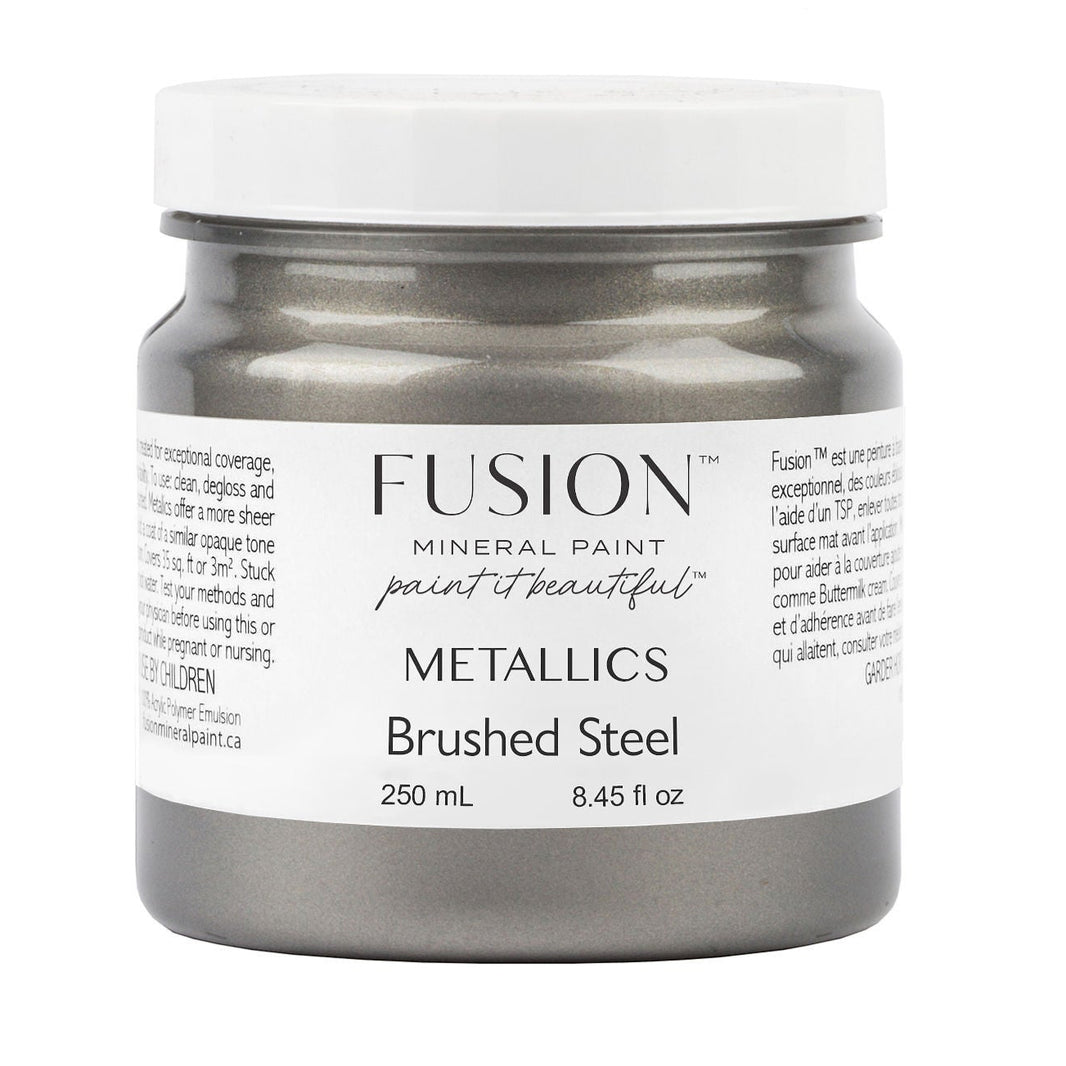 Metallic Brushed Steel