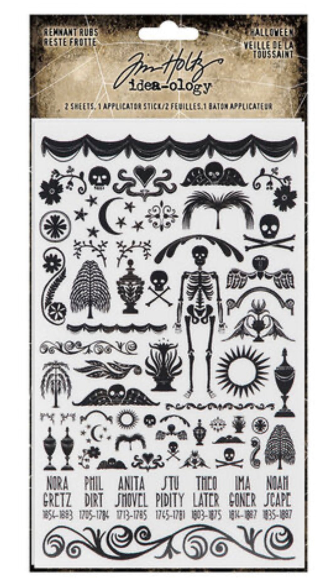 Tim Holtz Halloween Remnant Rubs 2023