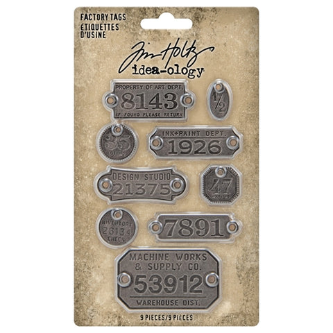 Tim Holtz Factory Tags