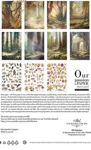 Mysterious Forest 11 Pack Rice Papers