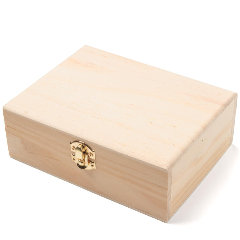 Unfinished Wood Cigar Box