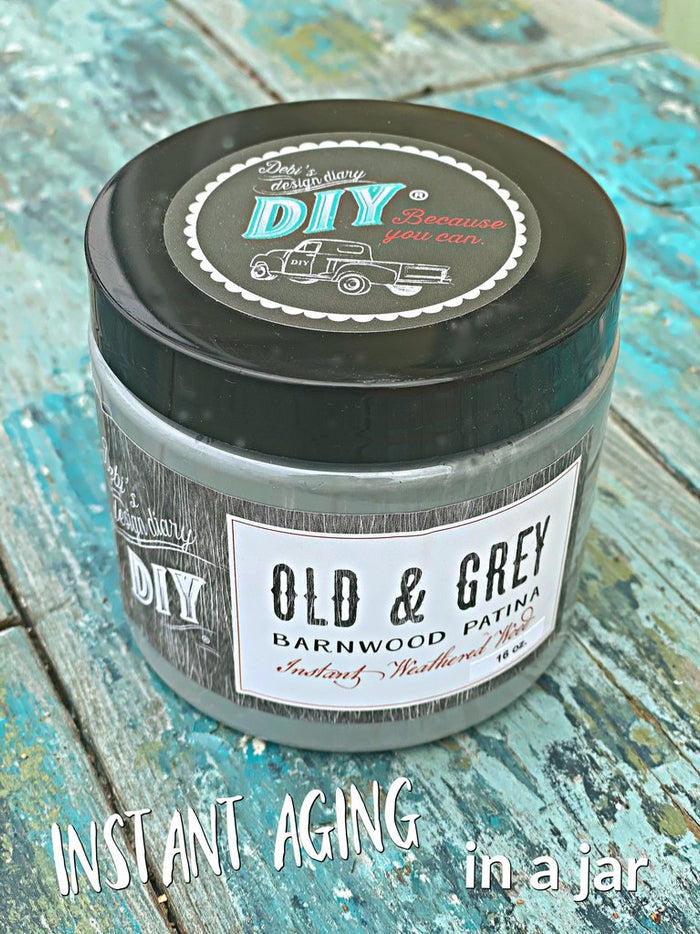 Debi's DIY Old & Grey Liquid Patina