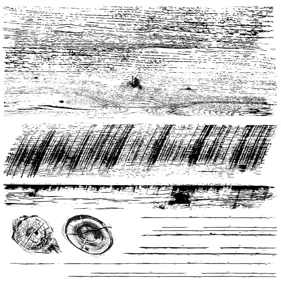 Barnwood Planks IOD Décor Stamp