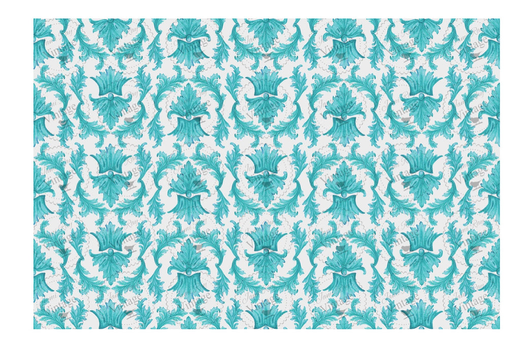 Teal Damask JRV