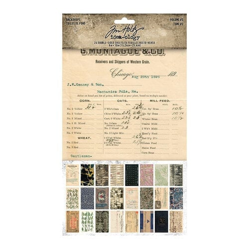 Tim Holtz - 6 x 10 Backdrops - Volume 3