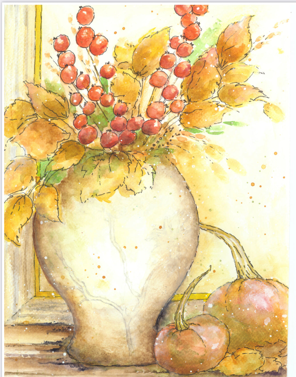 Gathered Leaves by ellen j goods