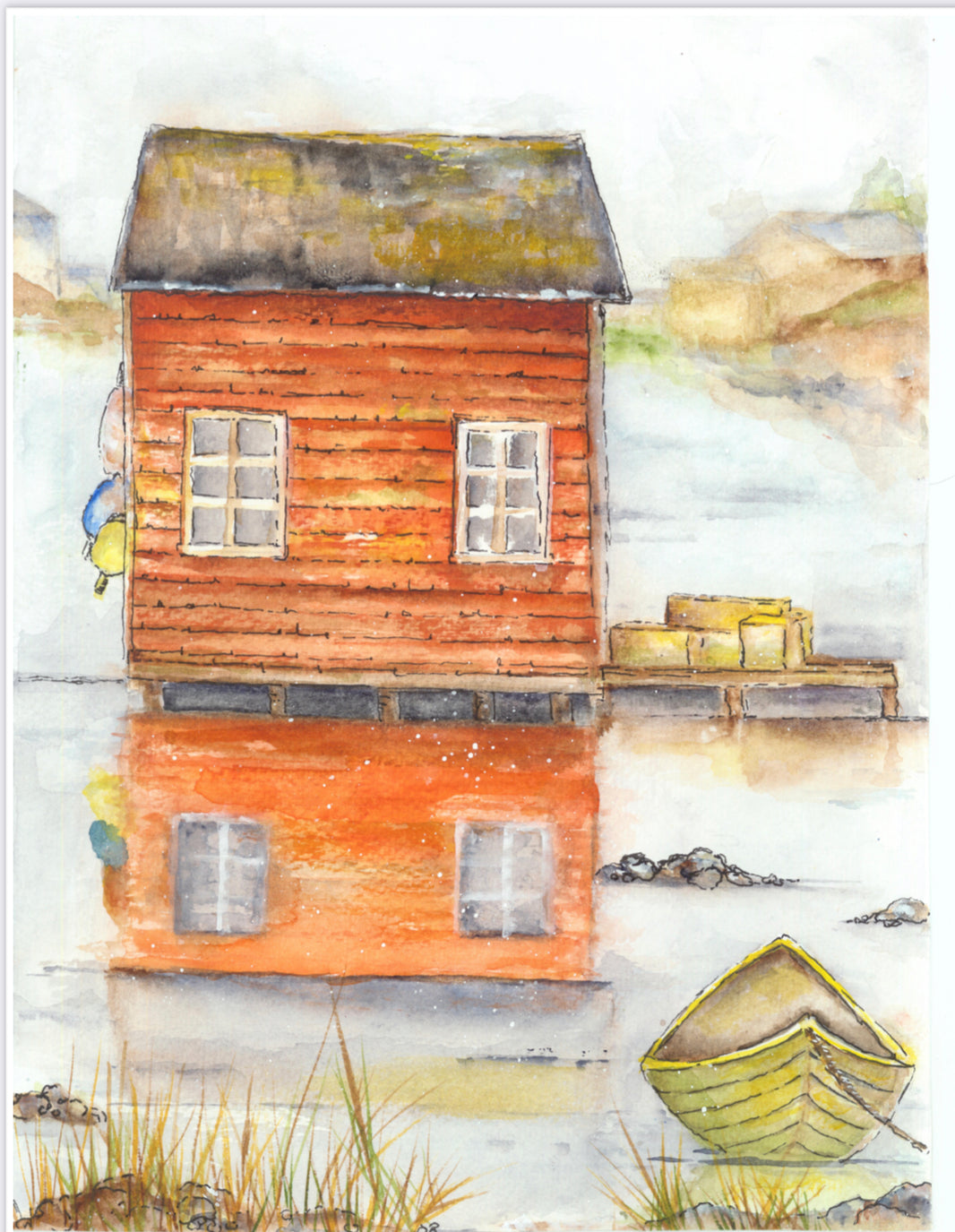 Autumn Reflection by ellen j goods