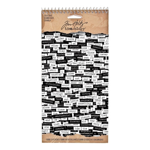 Tim Holtz Chitchat Word Stickers