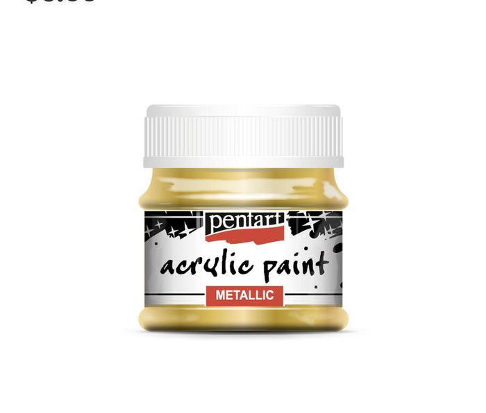Pentart Gold Acrylic Paint, design by Pentart, nan, for decoupage and crafting