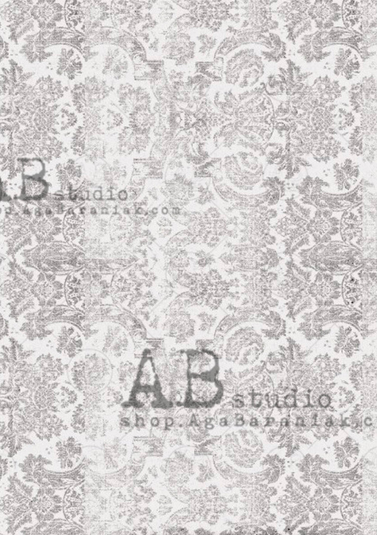 Gray and White Lace ABRP_517