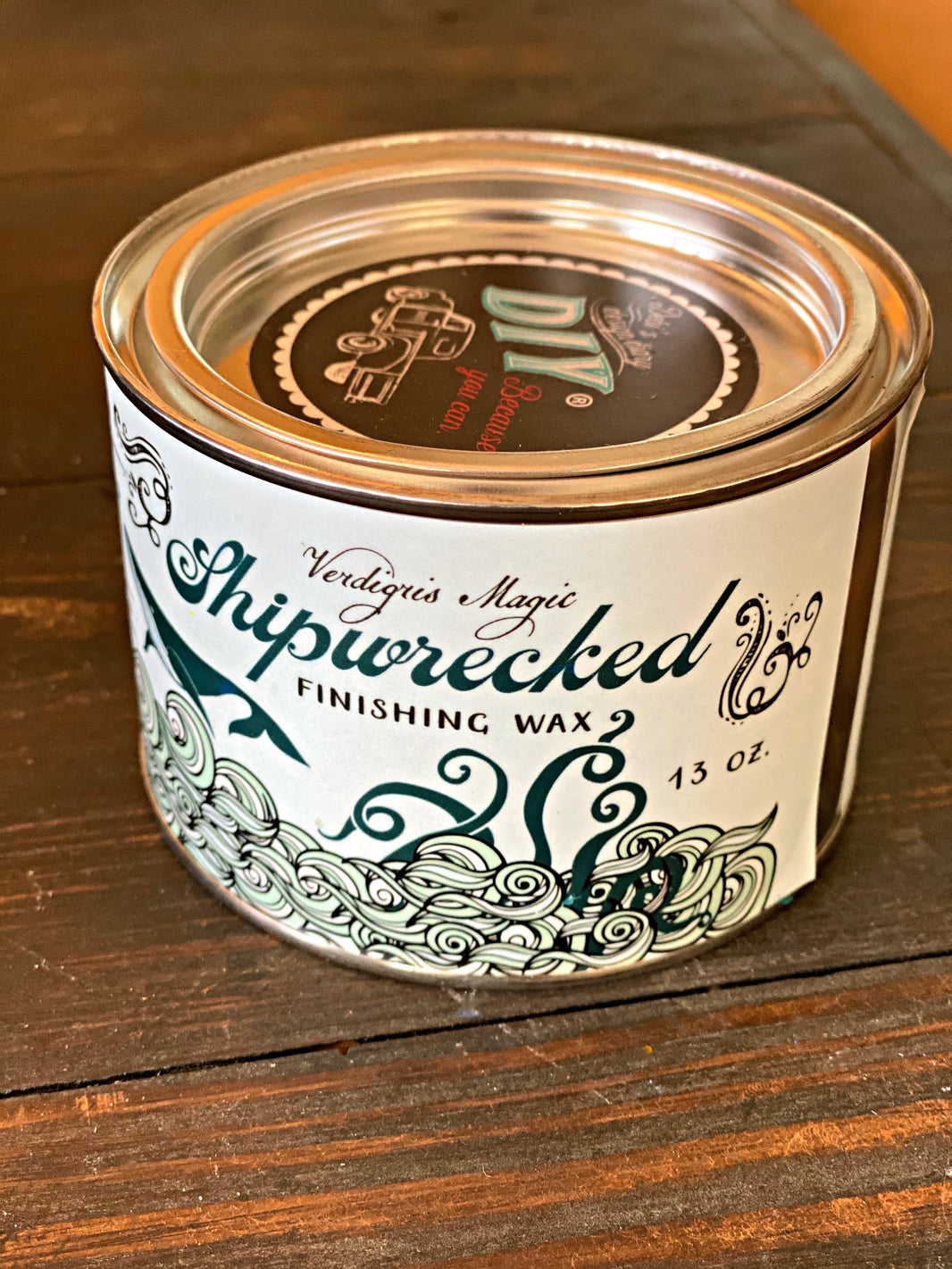 Debi's DIY Shipwrecked Verdigris Green Finish Wax