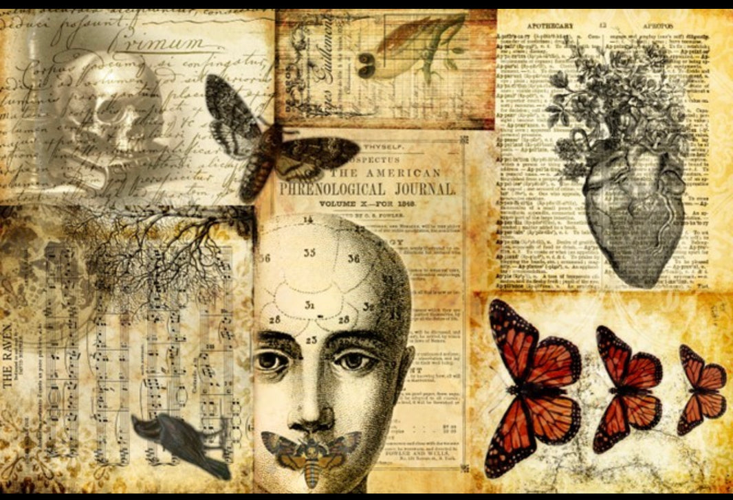 Roycycled Halloween Masterboard (discontinued), design by Roycycled, arts & entertainment > hobbies & creative arts > arts & crafts > art & crafting materials, for decoupage and crafting