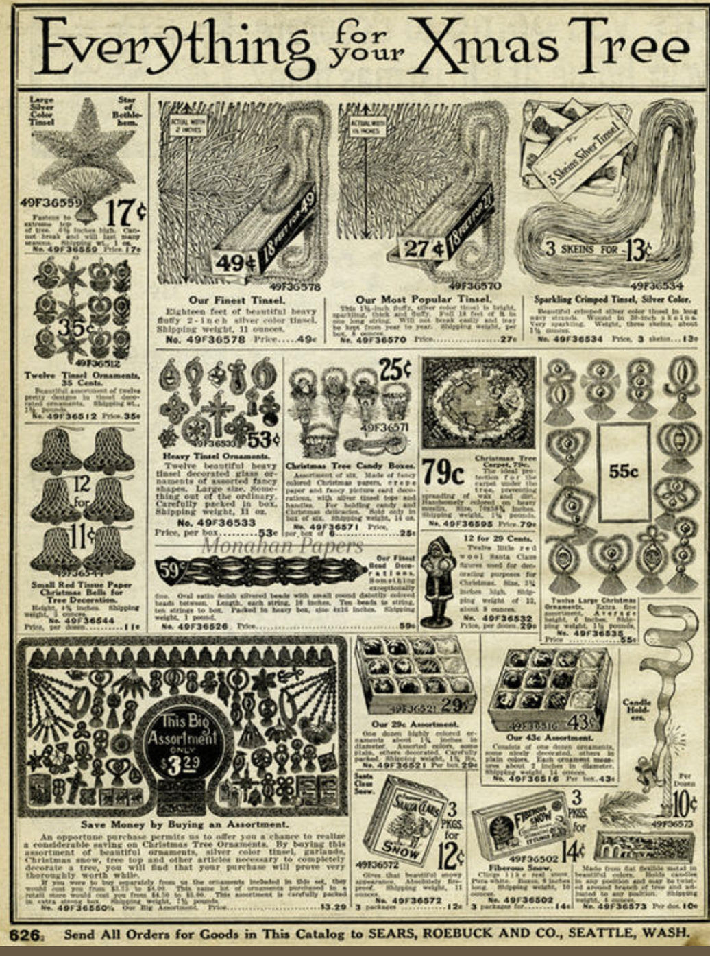 Everything for your Christmas Tree (047) SPS651