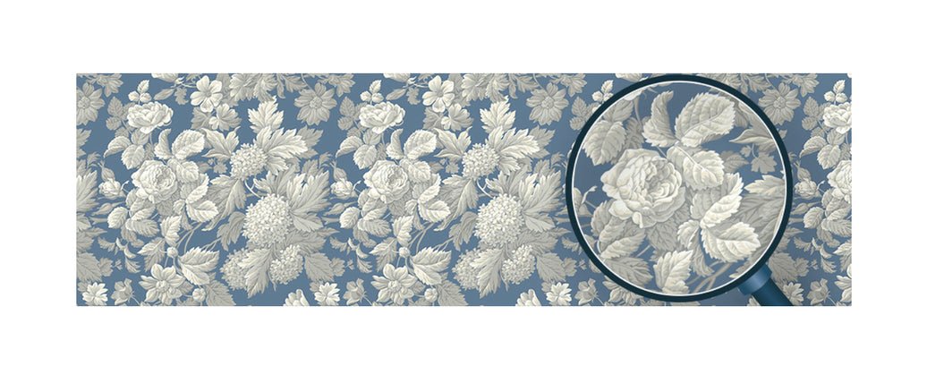 Roll Flowers Blue 02