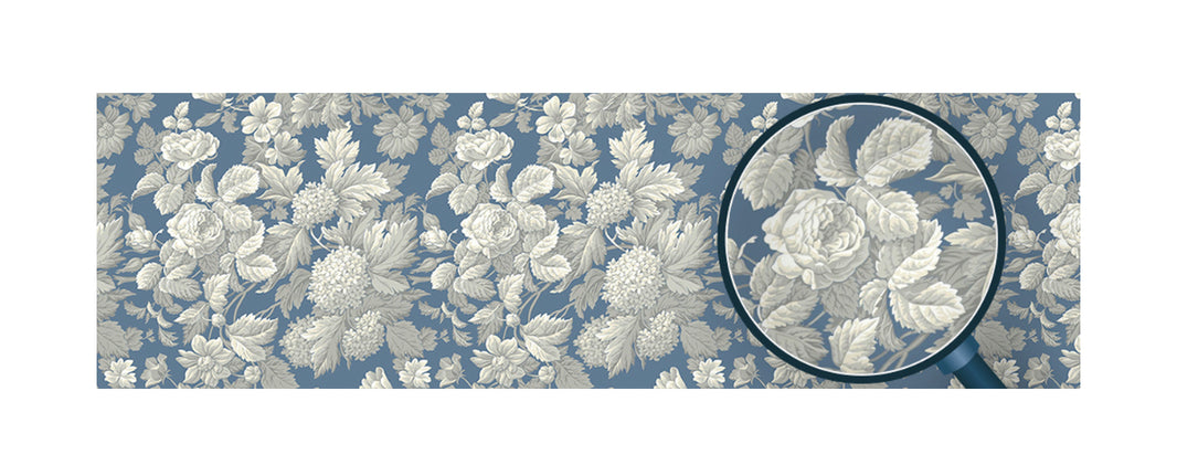 Roll Flowers Blue 02