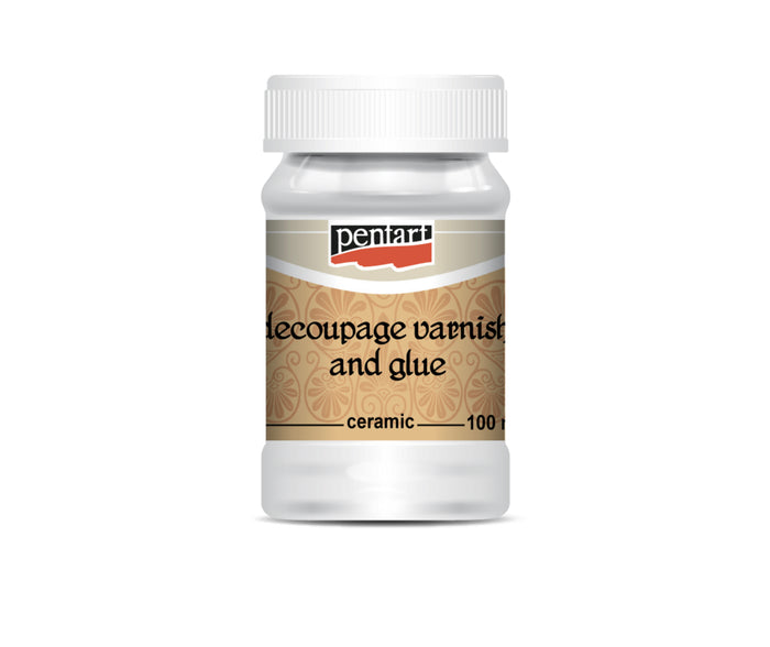 Pentart Decoupage Varnish & Glue for Ceramic, design by Pentart, arts & entertainment > hobbies & creative arts > arts & crafts, for decoupage and crafting
