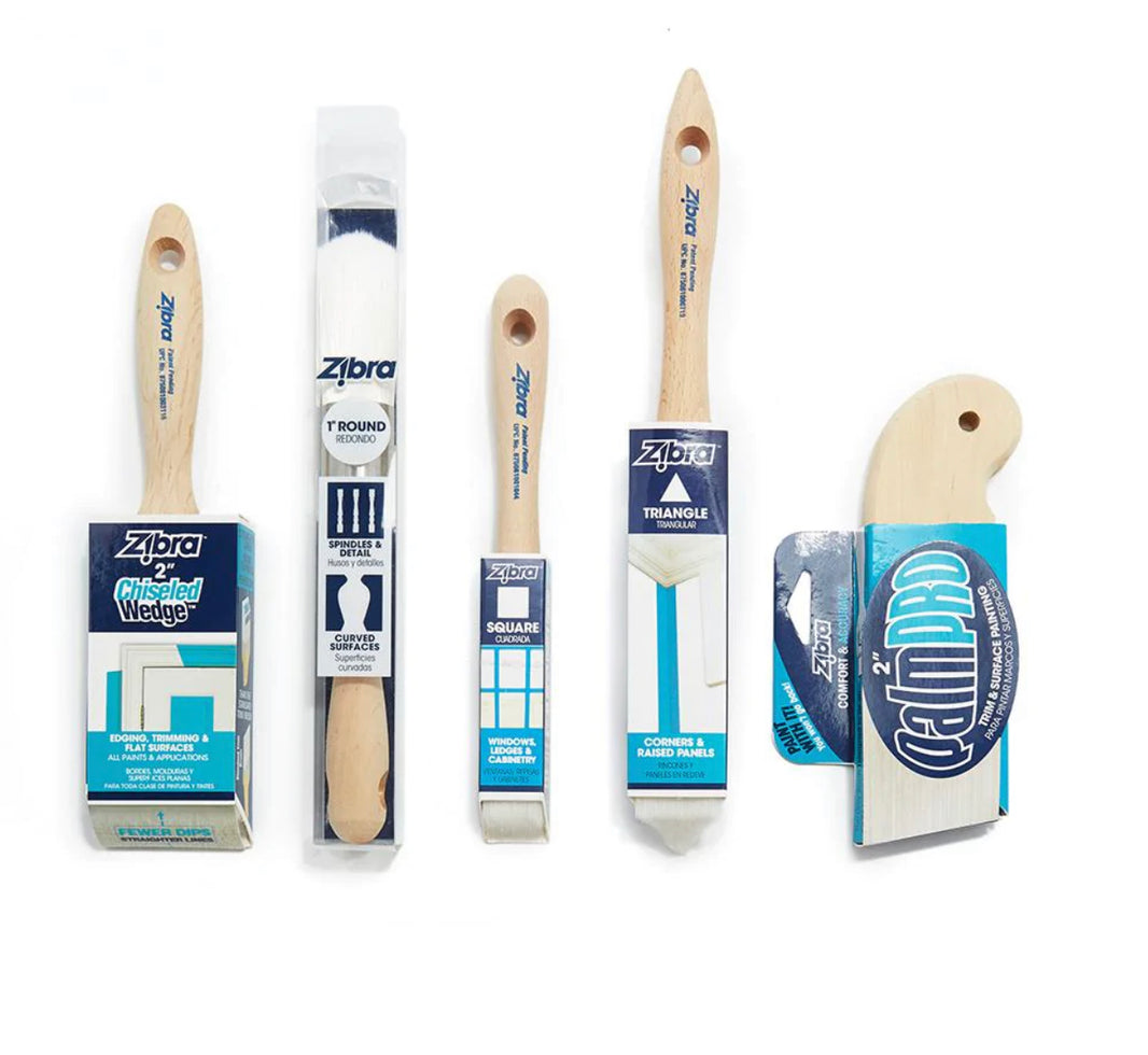 BEST OF ZIBRA PAINTBRUSH KIT-5 PIECE