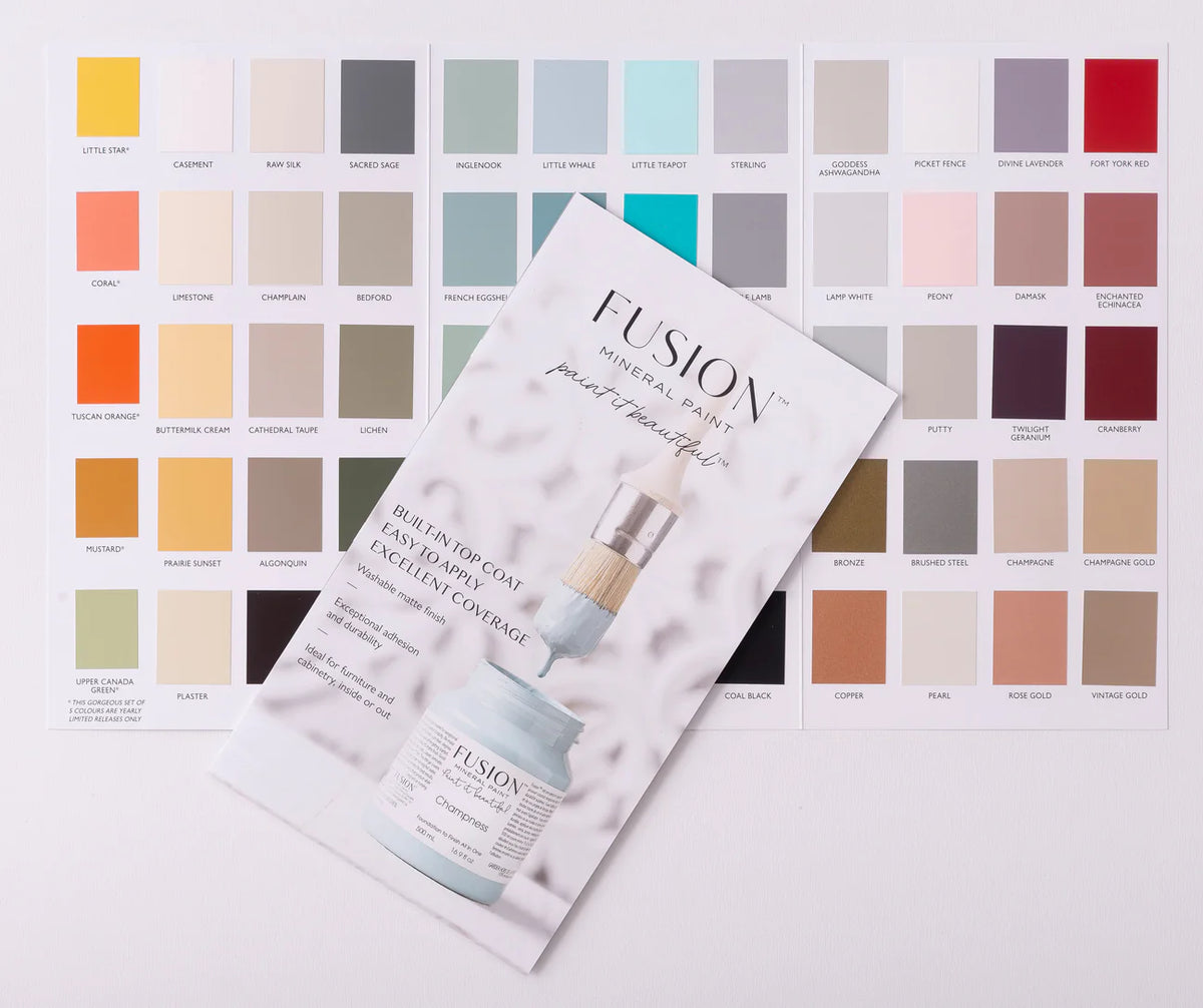 Fusion Mineral Paint True Color Card – ellen j goods