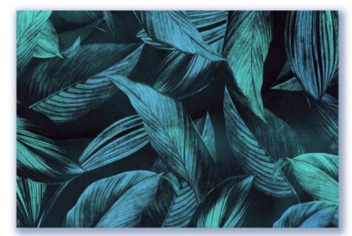 Blue Tropical Leaves