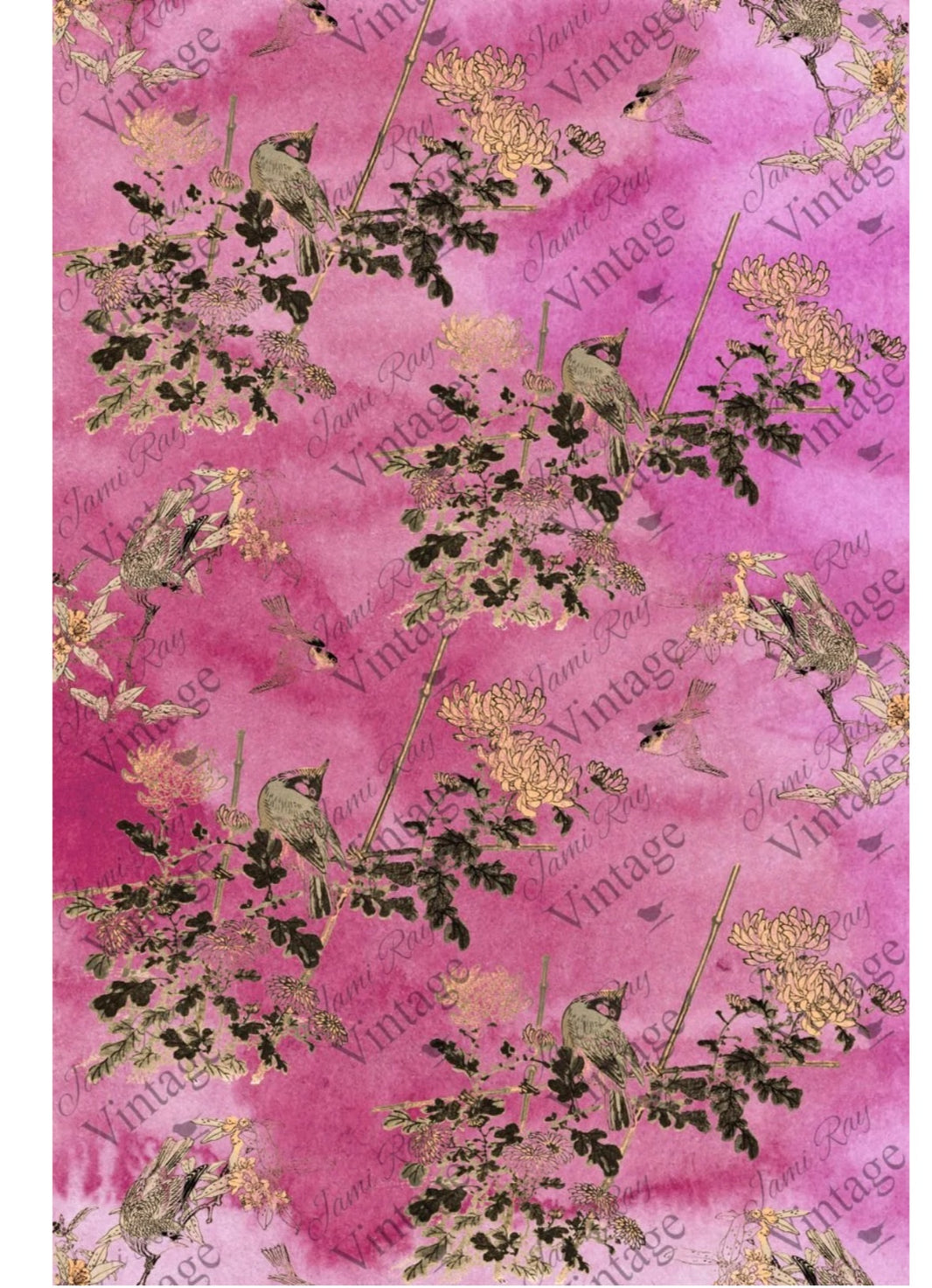 Hot Pink Chinoiserie JRV