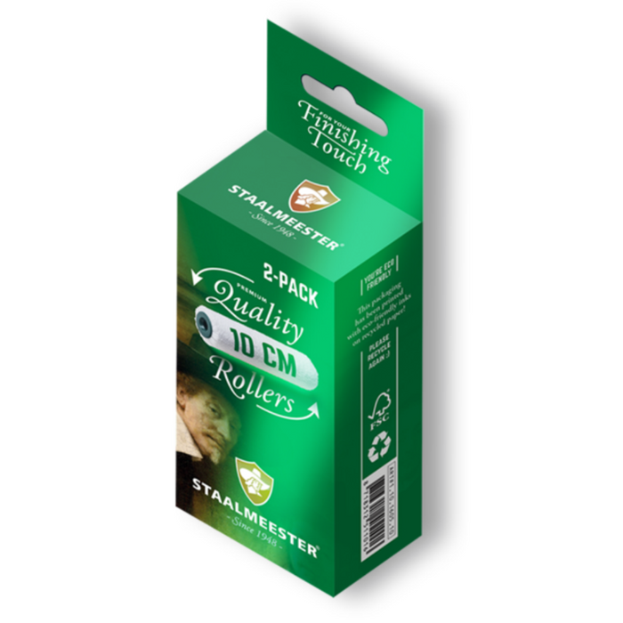 Staalmeester Deluxe Microfelt Rollers and Refills