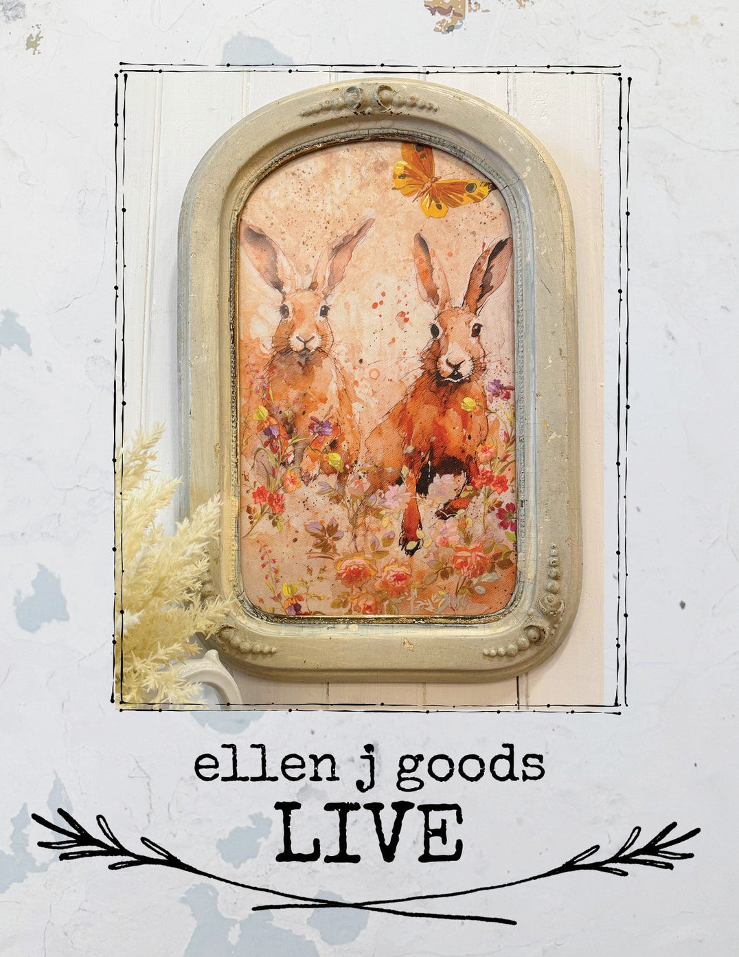 Blending Decoupage Papers When They Don’t Fit / Spring Rabbit Project 1/20/26 &1/21/26