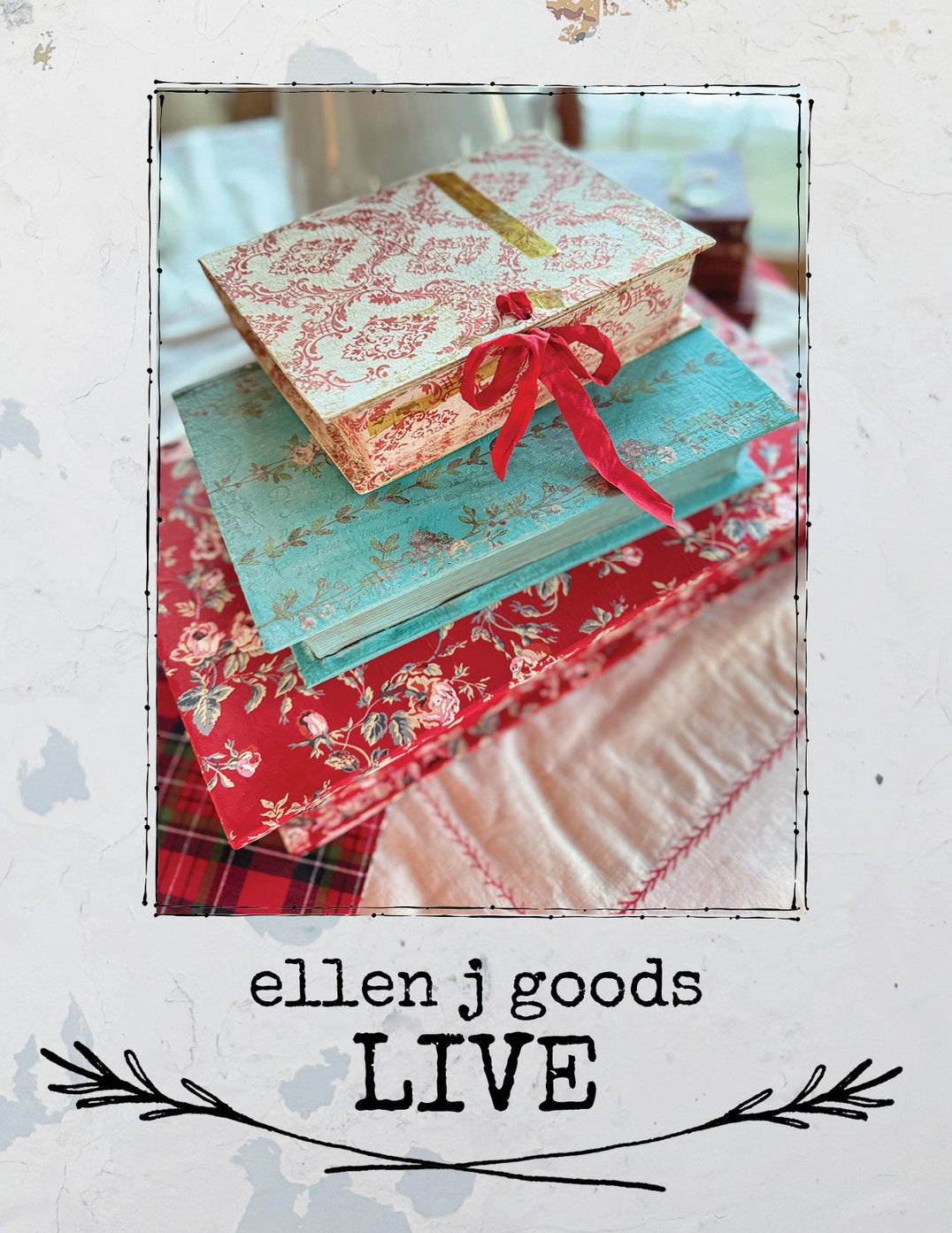 DIY CHRISTMAS BOOK BOX STORAGE 3 WAYS WITH IOD INLAYS 12/1/25 & 12/4/25