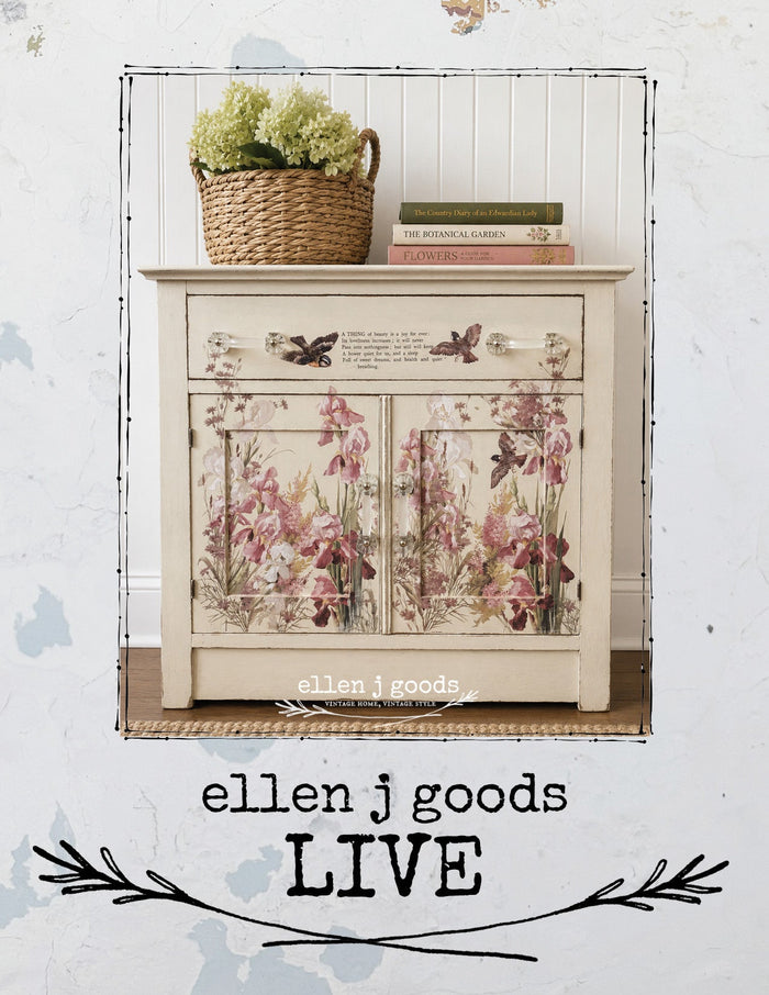 Dresser Makeover with Flowers by the Poets Transfer 5/18/26