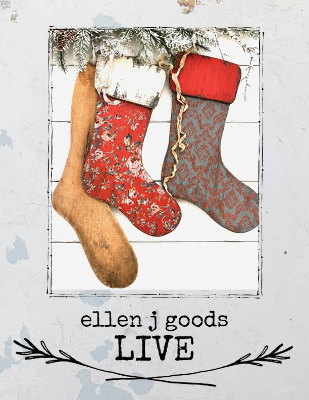 Rustic Stockings for the holidays using simple techniques 8/2/2026