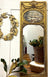 TRUMEAU STYLE MIRROR WITH DECOUPAGE AND MOULDS 12/23 & 12/30