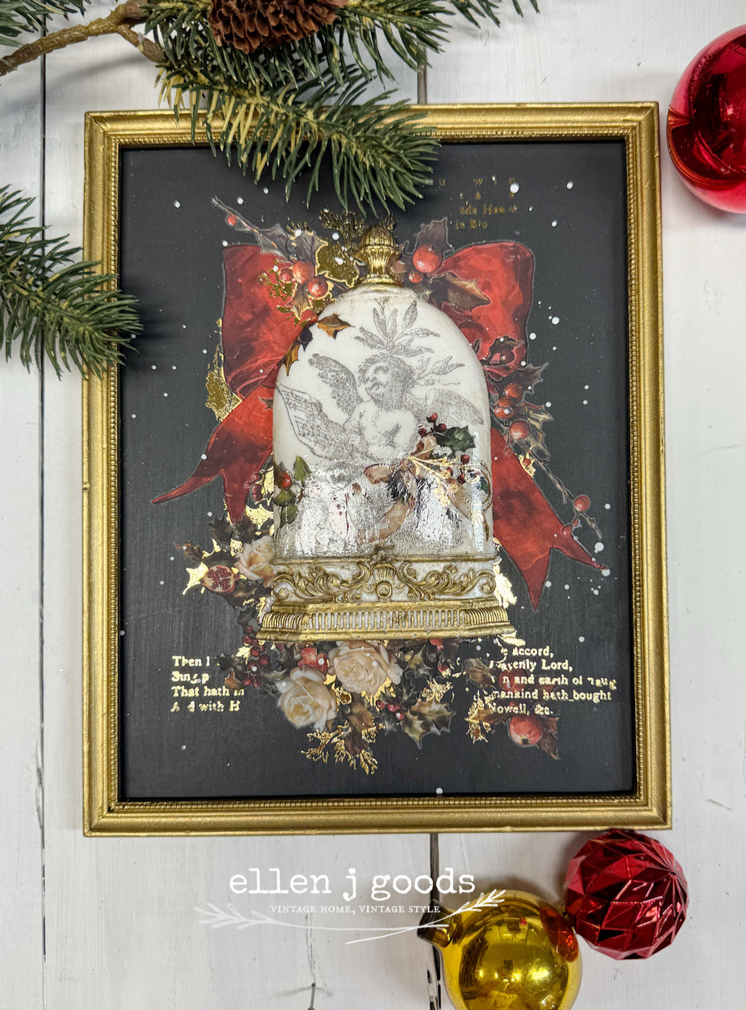 CHRISTMAS MIXED MEDIA LAYERS WITH I.O.D. 7/14/25