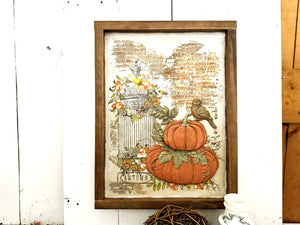 FALL PUMPKIN MIXED MEDIA CONTINUED 10/9/24