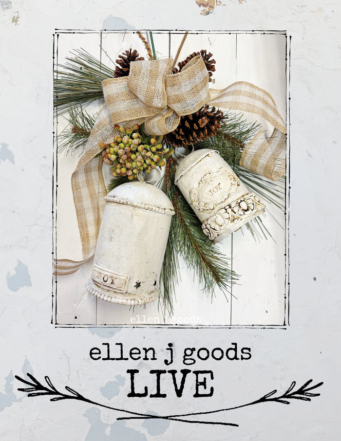 HEIRLOOM HOLIDAY BELLS VINTAGE DIY MAKEOVER 7/16/25