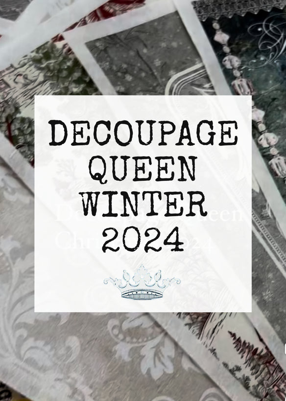 Decoupage Queen 2024 Winter