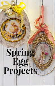 EASTER & VALENTINE DECOUPAGE PROJECTS 1/15/25