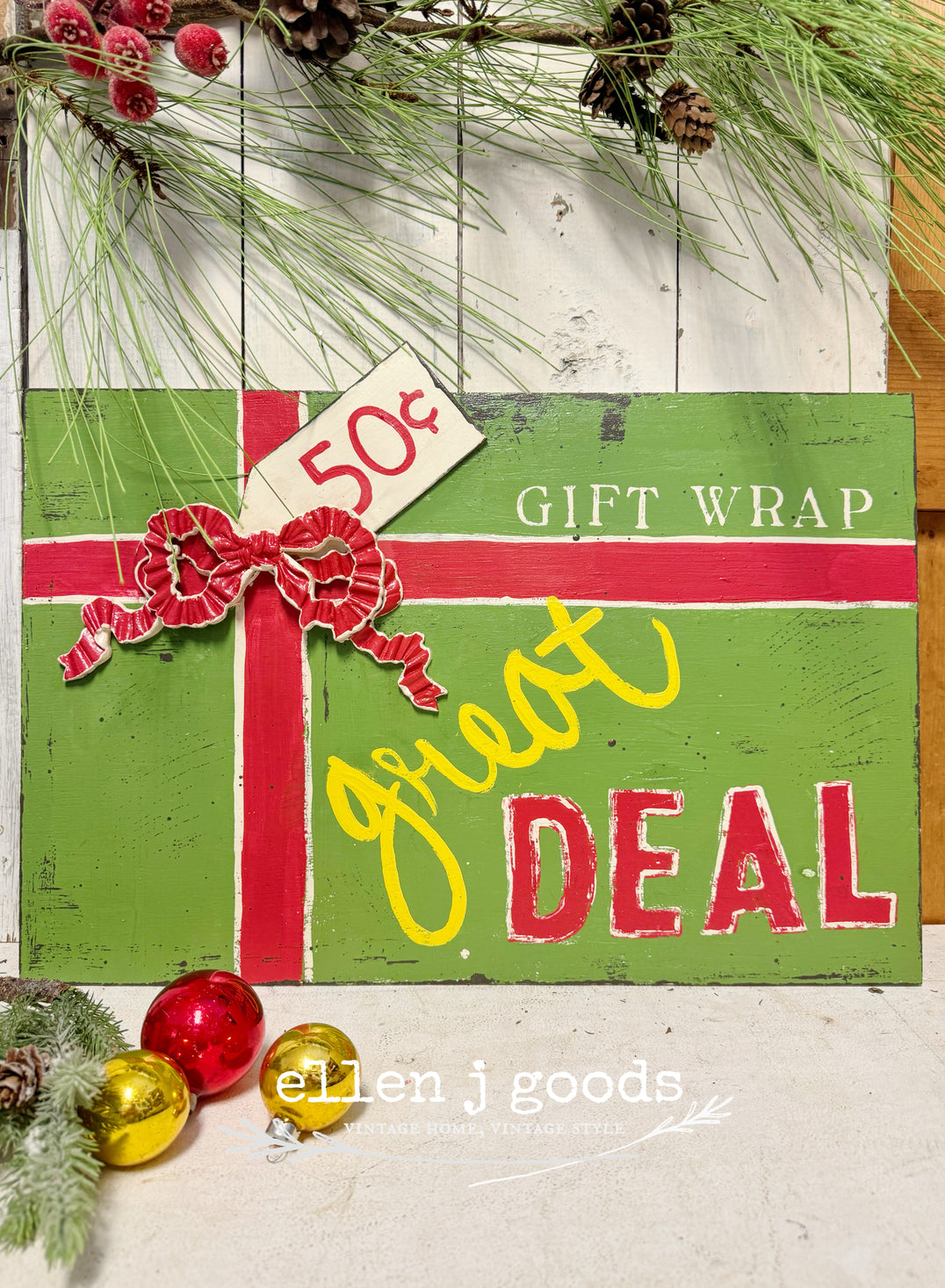 Gift Wrap Sign 7/22/24