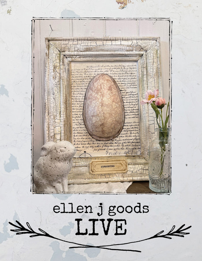 French Country Egg Decor | Mould Details & Crackle Technique  3/2/26 & 3/5/26