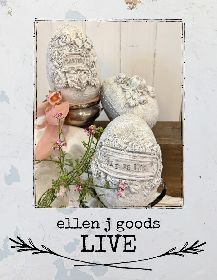 DIY Crackled Easter Eggs with Roses 2/23/26 & 2/25/26