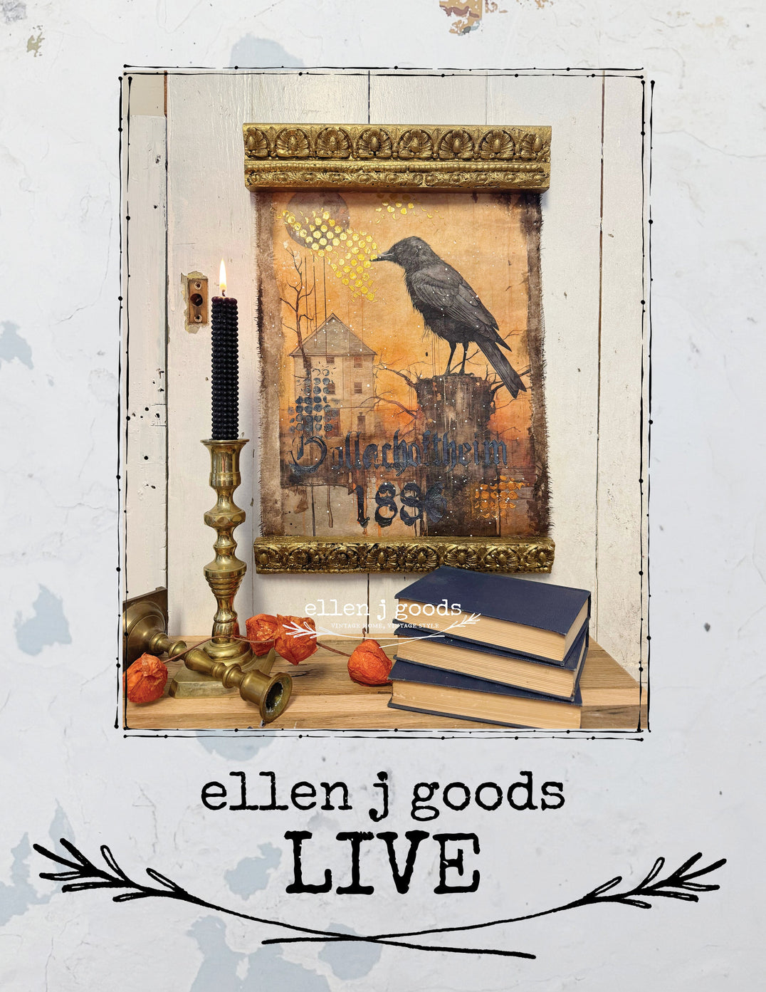 CANVAS WALL HANGING WITH DIY VINTAGE HANGAR 8/5/25, 8/6/25