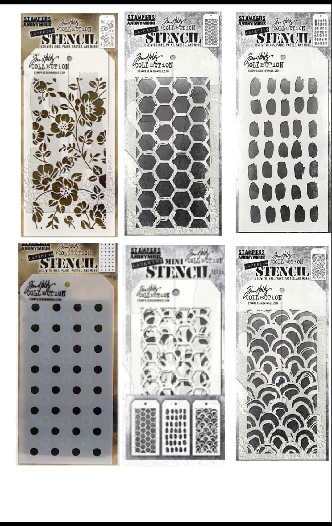 Tim Holtz Layering Stencils