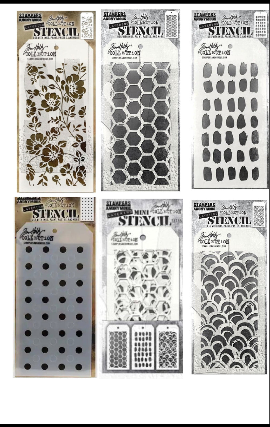Tim Holtz Layering Stencils