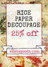 Rice Paper Black Friday