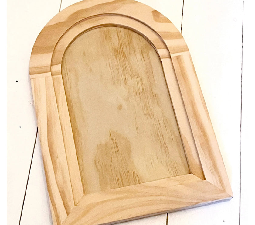 IOD Arched Wood Gallery Blank