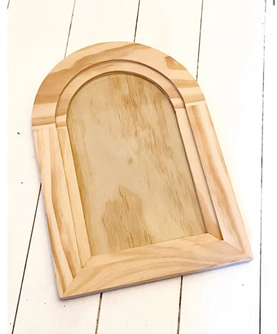 IOD Arched Wood Gallery Blank