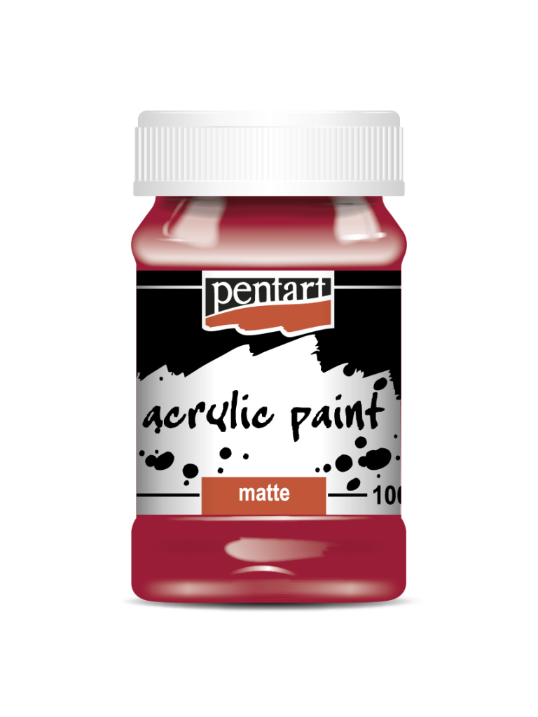 Acrylic Paint Matte, design by Pentart, arts & entertainment > hobbies & creative arts > arts & crafts > art & crafting materials > craft paint, ink & glaze > art & craft paint, for decoupage and crafting