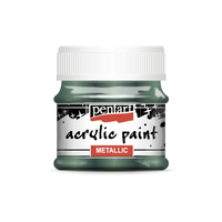 Acrylic paint metallic, design by Pentart, arts & entertainment > hobbies & creative arts > arts & crafts, for decoupage and crafting
