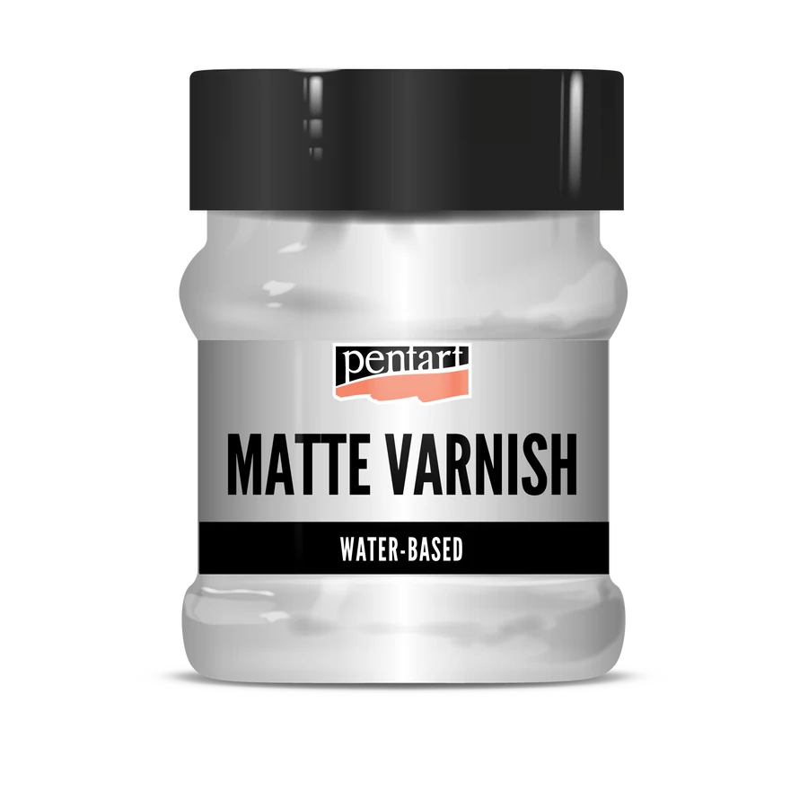 Matte varnish, water based