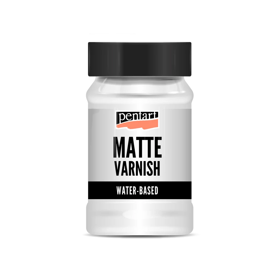 Matte varnish, water based