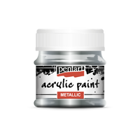 Acrylic paint metallic, design by Pentart, arts & entertainment > hobbies & creative arts > arts & crafts, for decoupage and crafting