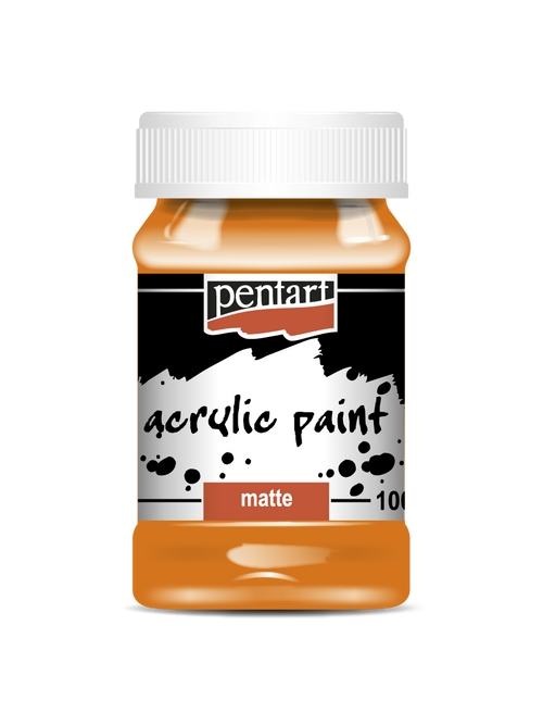 Acrylic paint matte